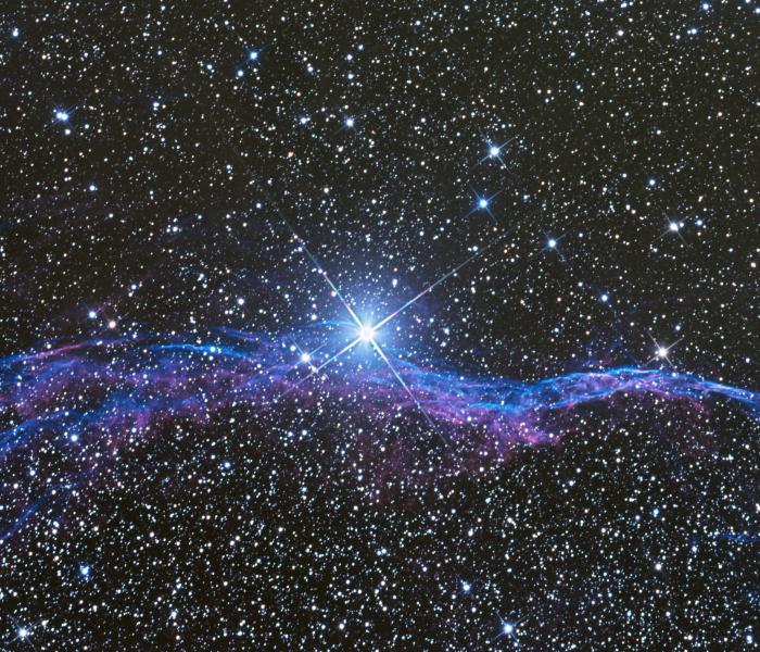 Night sky with stars