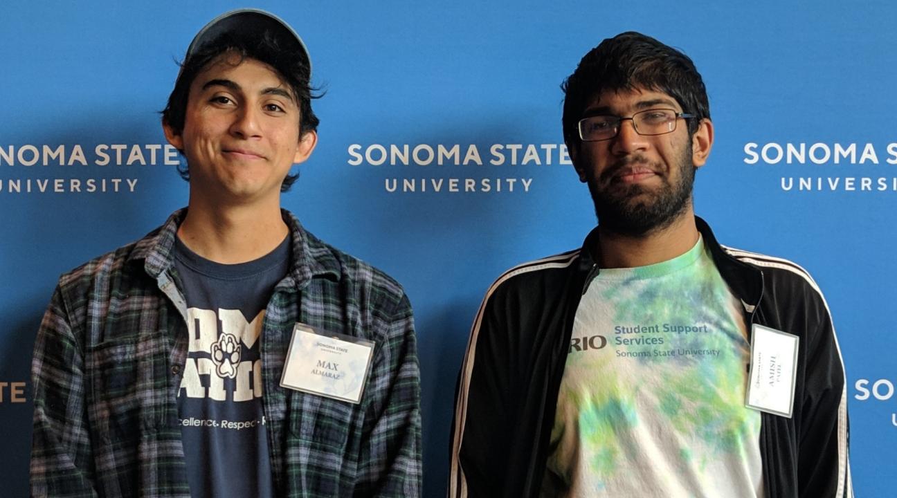 McNair Scholars, Max Almaraz and Amish Patel