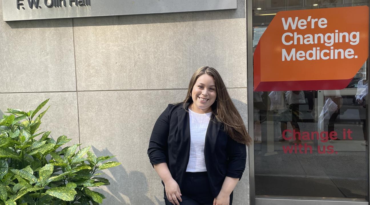 McNair Scholar Serina Cabrera at Weill Cornell Medical School