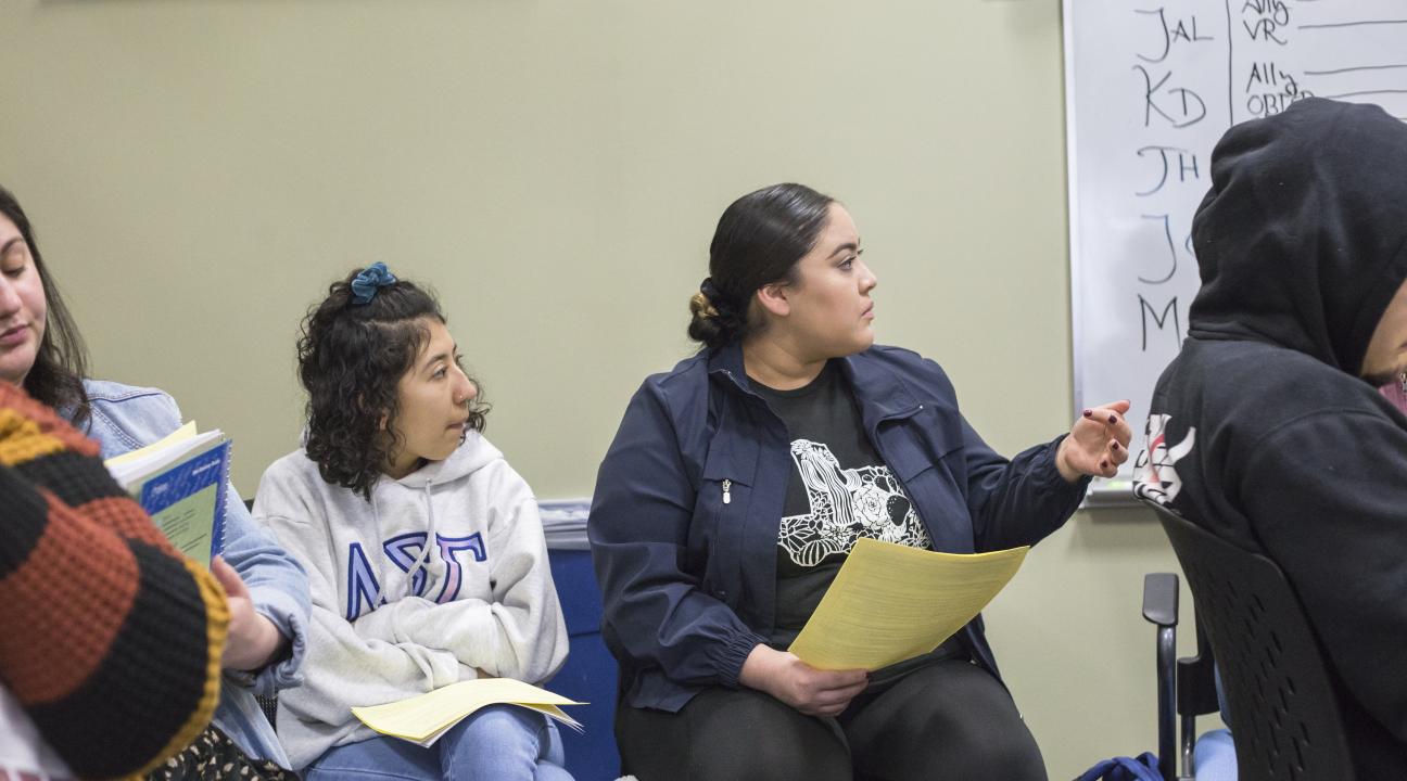 McNair Scholars attending a workshop