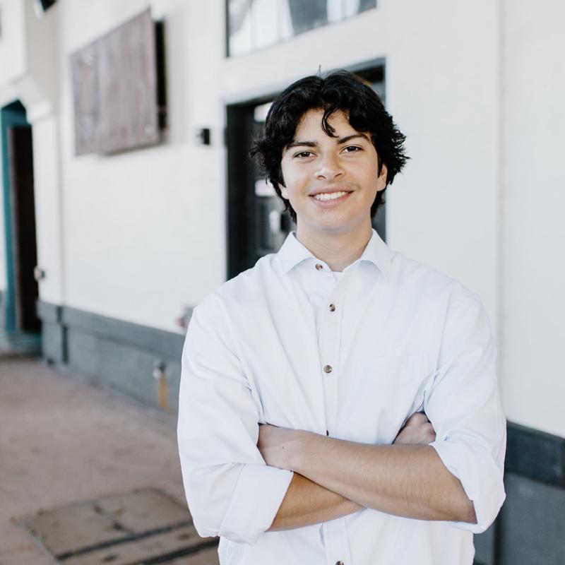 This is a picture of McNair Scholar Ezra De La Cruz