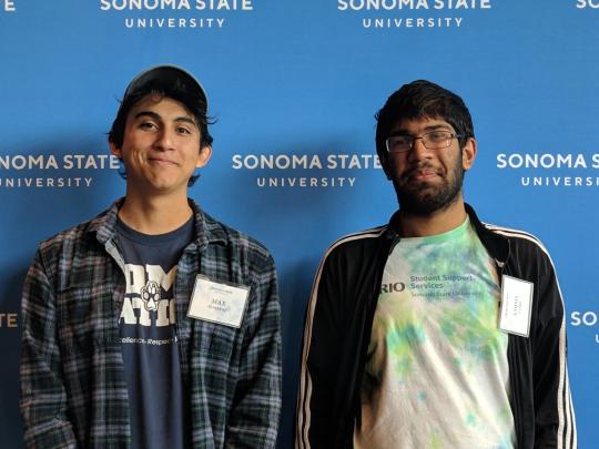 McNair Scholars, Max Almaraz and Amish Patel