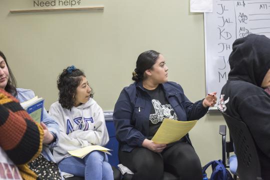 McNair Scholars attending a workshop